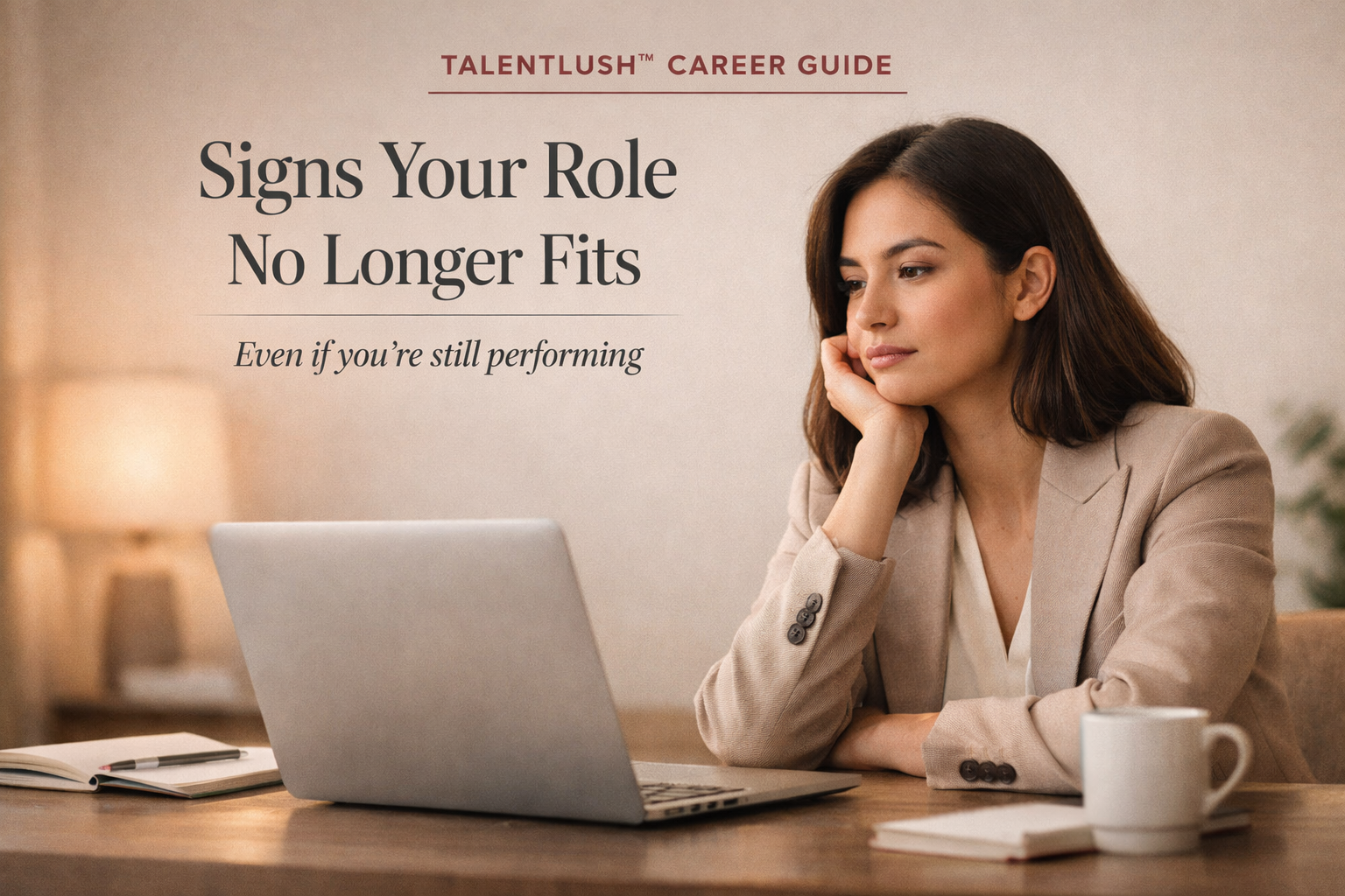Signs of role misalignment at work even when performance still looks strong