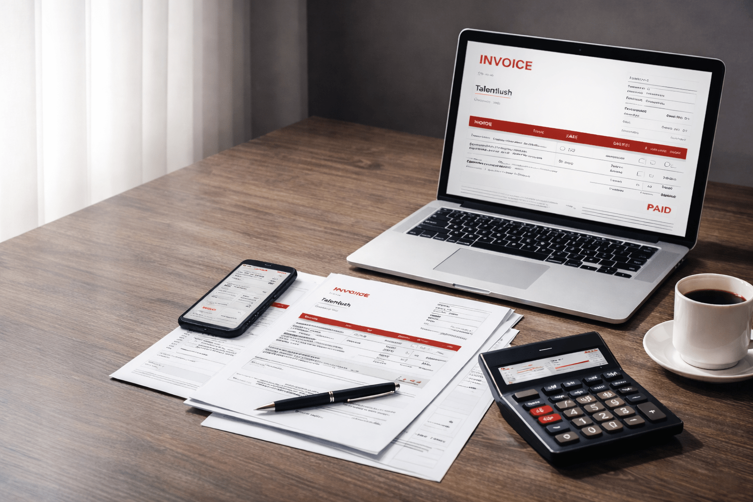 Talentlush Invoice Generator